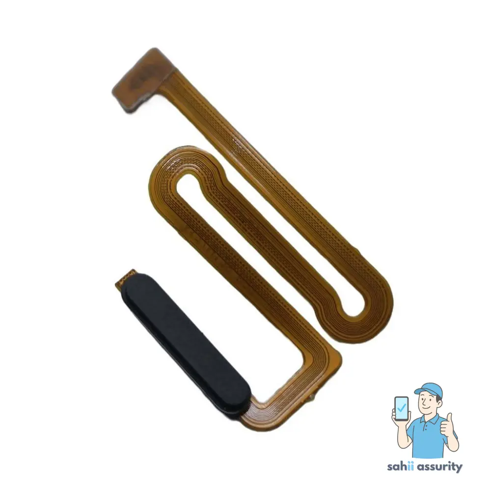 Fingerprint Sensor with Flex Cable for Samsung Galaxy F12 Black